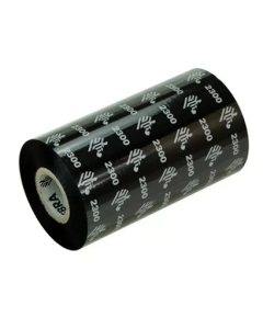Zebra ZipShip 2300, color ribbon, 102x450m, Core: 25.4, Packaging Unit: 12 Rolls, Black | 02300BK10245
