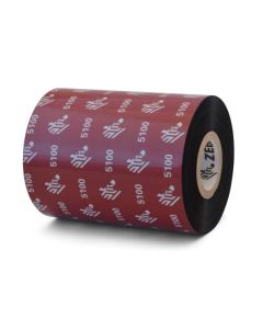Zebra® ZipShip 5100 Thermal Transfer Ribbon, Resin, 40x450, C: 25.4, 05100BK04045