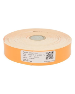 Zebra Z-Band Fun, Direct Thermal Wristband, Polypropylene, Roll inner core: 25.4mm, Dimensions WxH: 25.4x254mm, 350 Wristband/roll, Blackmark, Color: Orange