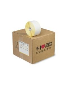 Zebra Z-Select 2000D, Direct Thermal Paper, Label roll, Premium Coated, Core: 25,4mm, Diameter: 127mm, (Dimensions WxH: 38x25 mm), 2580 labels/roll, Remvable, Perforated, White, Packaging Unit: 12 rolls