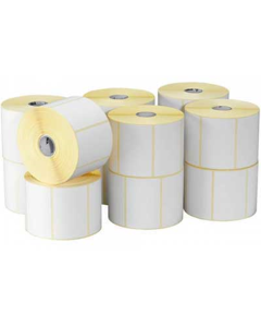Zebra Z-Perform 1000D, Direct Thermal Paper, Label roll, Uncoated, Core: 25,4mm, Roll Diameter: 127mm, Dimensions WxH: 70x38mm, 1790 labels/roll, White, Packaging Unit: 12 rolls