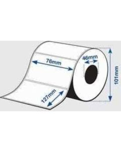 Epson label roll, Polypropylene |PP, 76x127mm, Roll Diameter: 101mm, Roll Inner Core: 46mm, Label per Roll: 220 | C33S045551 | CH24157