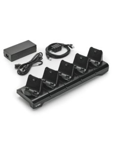 Zebra Charging station, 5 slots, incl.: power supply, Fits for: ZQ310 | ZQ320 | CRD-MPM-5SCHGEU1-01