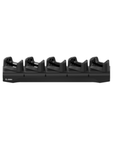 Zebra Charging station, 5-Slot, Ethernet, Fits for: TC22 | TC27, Order separately: Power supply, DC Line cord, AC Line cord | CRD-TC2L-SE5ET-01