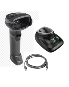 Zebra DS4678-SR, OCR, 1D | 2D and QR barcode scanner with bluetooth connection to PC via charging- /transmitter station | DS4678-SR7U2100PFW