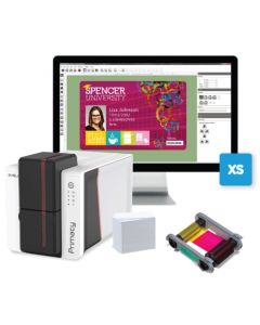 Evolis Primacy 2, single sided card printer, Incl.: Cable USB, Power supply, CardPresso (XS), Cleaning kit, 100 cards, YMCKO color ribbon