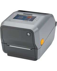 Zebra ZD621t, Thermal Transfer, 203DPI, peeler, disp., RTC, USB, USB Host, RS232, BT (BLE), Ethernet, Grå