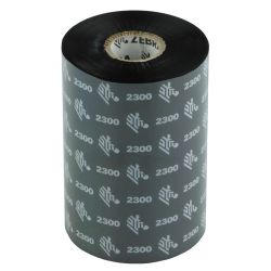 Zebra® ZipShip 2300, Farvebånd, WAX, 89x450, C: 25.4, Sort
