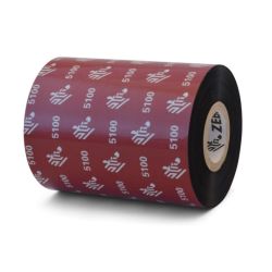 Zebra® ZipShip 5100 Thermal Transfer Ribbon, Resin, 40x450, C: 25.4, 05100BK04045