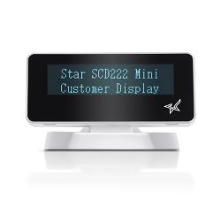 Star Micronics customer display SCD222U, Fits for: mPOP, Color: White | 39990020