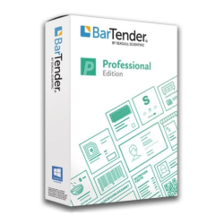 BarTender 2022 Professional, Professional label printing software, license, 1 Printer | 1 Year standard maintenance and support | BTP-1