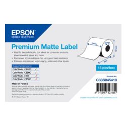 Epson Label Roll, Normal Paper, Width: 76mm, Length 35m