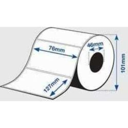 Epson label roll, Polypropylene |PP, 76x127mm, Roll Diameter: 101mm, Roll Inner Core: 46mm, Label per Roll: 220 | C33S045551 | CH24157