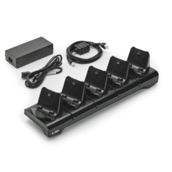 Zebra Charging station, 5 slots, incl.: power supply, Fits for: ZQ310 | ZQ320 | CRD-MPM-5SCHGEU1-01