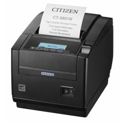Citizen CT-S801III, receipt printer, 203DPI | direct thermal, cutter, Printer connection: USB-B, incl.: power supply | CTS801IIIS3NEBPXX