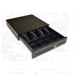APG ECD410, Pengeskuffe, Frontåbning, Elektrisk, Sort