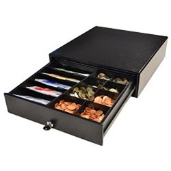 APG ECD330, Cashdrawer, Frontopening, Electric, Black