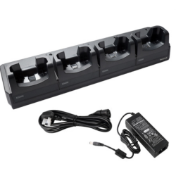 Honeywell 4-Slot Charging station, Charges: 4x Handterminal, Fits for: EDA50 | EDA51, Incl. Power supply, Power cord | EDA50-CB-2