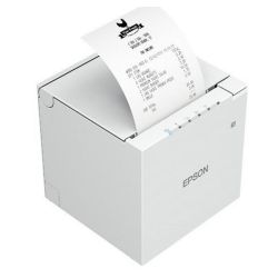 Epson TM-m30III White Receipt printer with USB-C | Ethernet | LAN and USB-B connection | C31CK50111