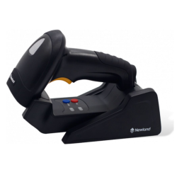 Newland HR32 Marlin, Bluetooth barcode scanner: 1D | 2D | Imager, Protection Class: IP 52, Incl.: Cable USB, Charging -/ transmitter station, power supply, Battery: 2400mAh, Black