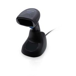 Datalogic QD2500 | QD2590, handheld barcode scanner, 2D, imager, Digimarc, protection class: IP52, incl.: cable (USB, straight, 2 m, black), (tilt stand), colour: black