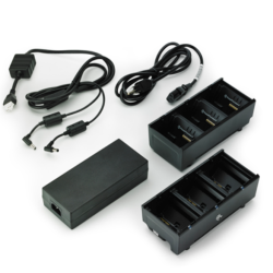 Zebra dual battery charger, 3 slots, charges up to 6 batteries, incl.: power supply, fits for: ZQ610 Plus, ZQ620 Plus, ZQ630 Plus, ZQ610 Plus HC, ZQ620 Plus HC, ZQ610, ZQ620, ZQ630, ZQ610 HC, ZQ620 HC, QLn220, QLn320, QLn420, QLn220 HC, QLn320 HC, ZQ510, 
